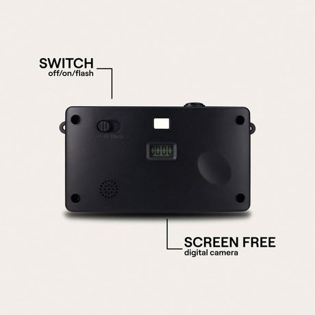 Camp Snap Screenless Digital Camera - 8 Megapixels - Rechargeable - Arctic White