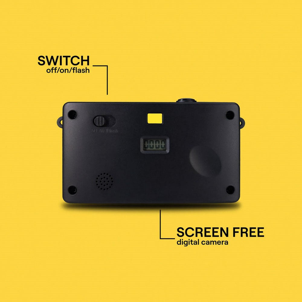 Camp Snap Screenless Digital Camera - 8 Megapixels - Rechargeable - Sunbeam Yellow