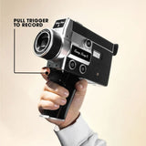 Camp Snap Video Camera with Retro Look - 2.7K Resolution - Incl. 4GB SD Card - Black