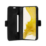 Samsung Galaxy S22 dbramante1928 Copenhagen Slim Genuine Leather Flip Case with Wallet - Black