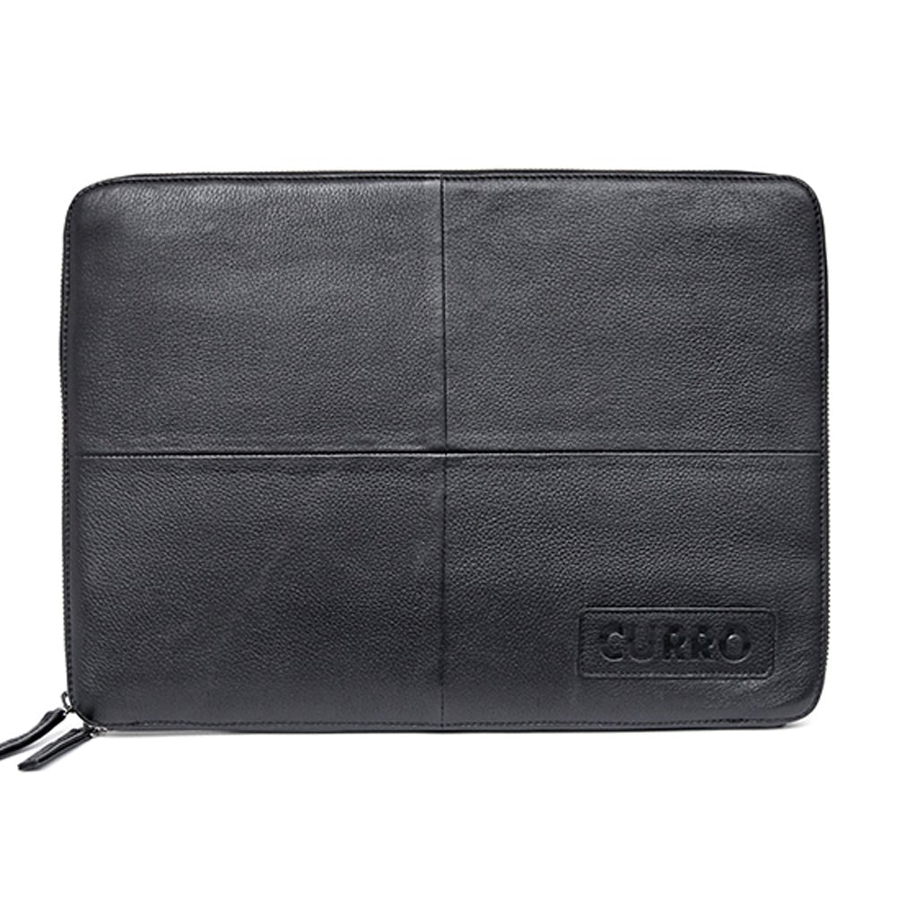 CURRO Real Leather Sleeve 14-15" (35.5 x 25.5 cm) - Black