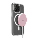 PURO Magnetic Wireless Charger USB-C - MagSafe Compatible - 1m - Pink