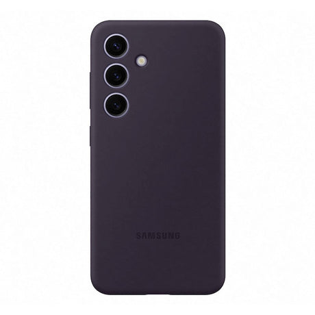 Original Samsung Galaxy S24 Silicone Case - Purple (EF-PS921TEEGWW)