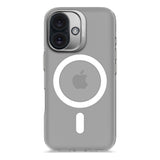 Decoded iPhone 16 Clear Case - 100% Recycled Plastic - MagSafe Compatible - Transparent / Frosted White