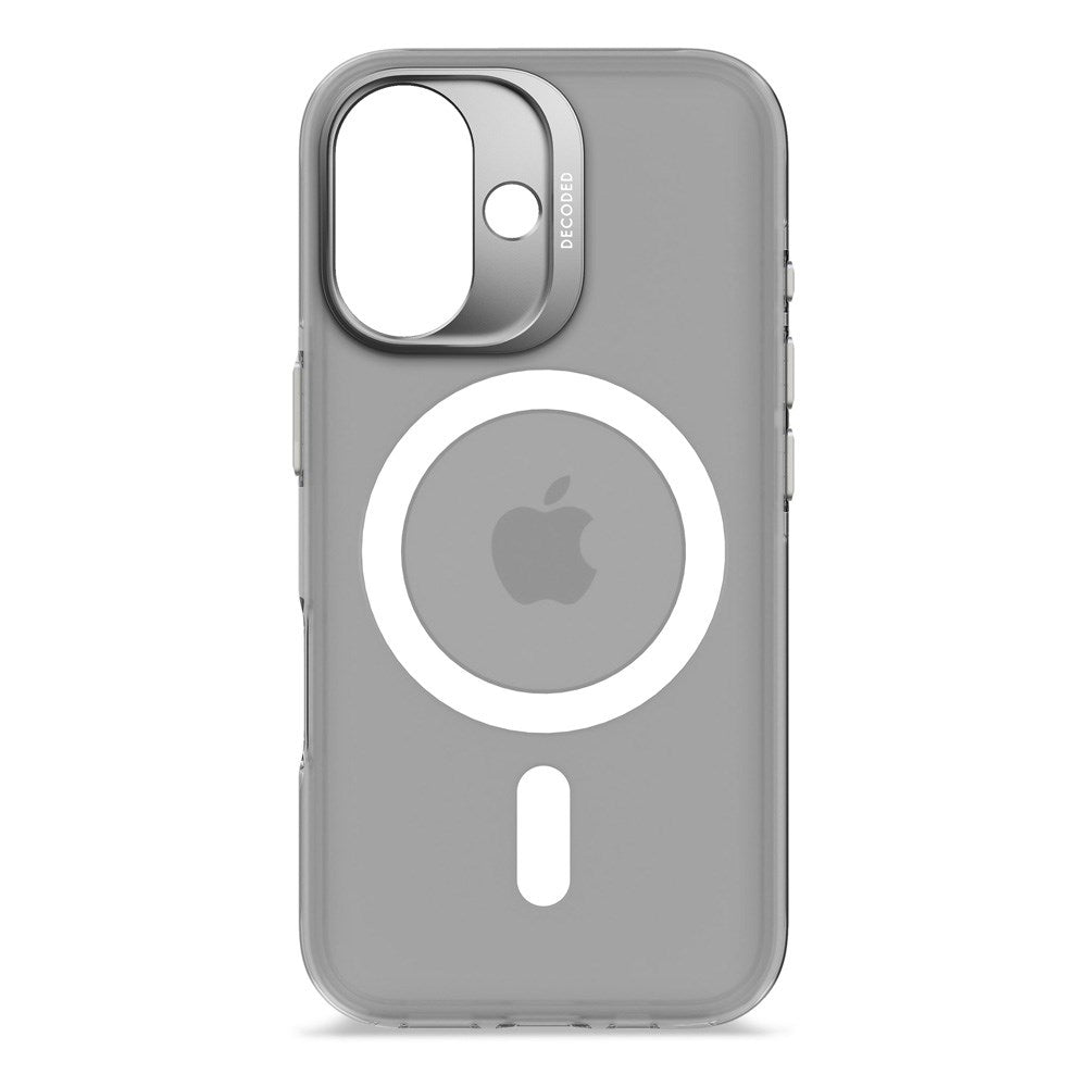 Decoded iPhone 16 Clear Case - 100% Recycled Plastic - MagSafe Compatible - Transparent / Frosted White