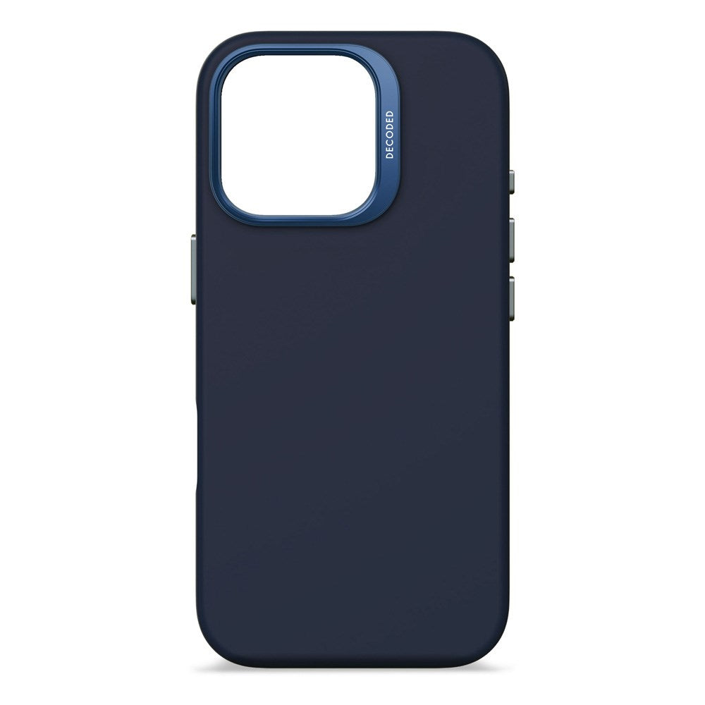 Decoded iPhone 16 Pro AntiMicrobial Silicone Case - MagSafe Compatible - Blue Print