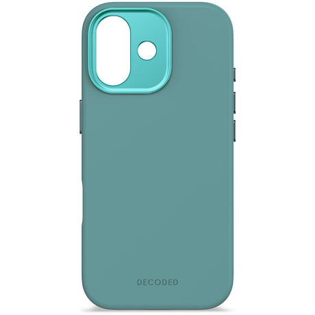 Decoded iPhone 17 AntiMicrobial Silicone Case - MagSafe Compatible - Retro Blue