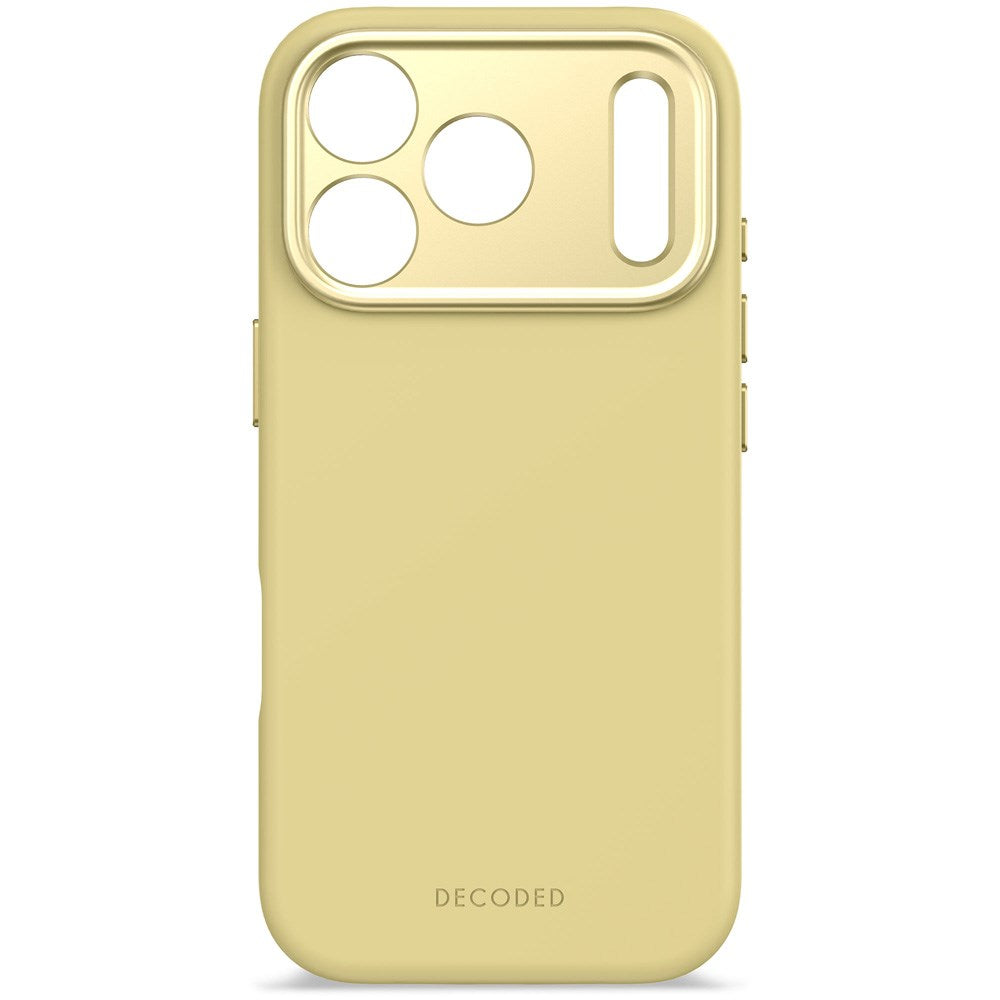 Decoded iPhone 17 Pro AntiMicrobial Silicone Case - MagSafe Compatible - Yuma Yellow