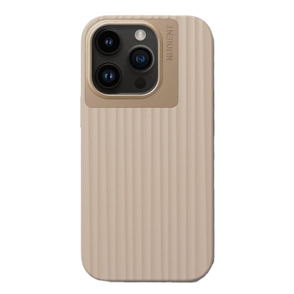 Nudient Bold iPhone 14 Pro Case - Linen Beige