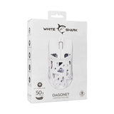White Shark DAGONET Wireless Gaming Mouse - 6D / 24000 DPI - White