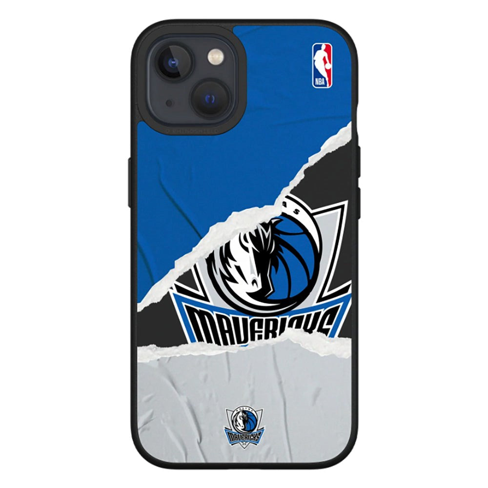 iPhone 13 RhinoShield SolidSuit Drop Proof NBA Case with Dallas Mavericks - Sweat and Tears