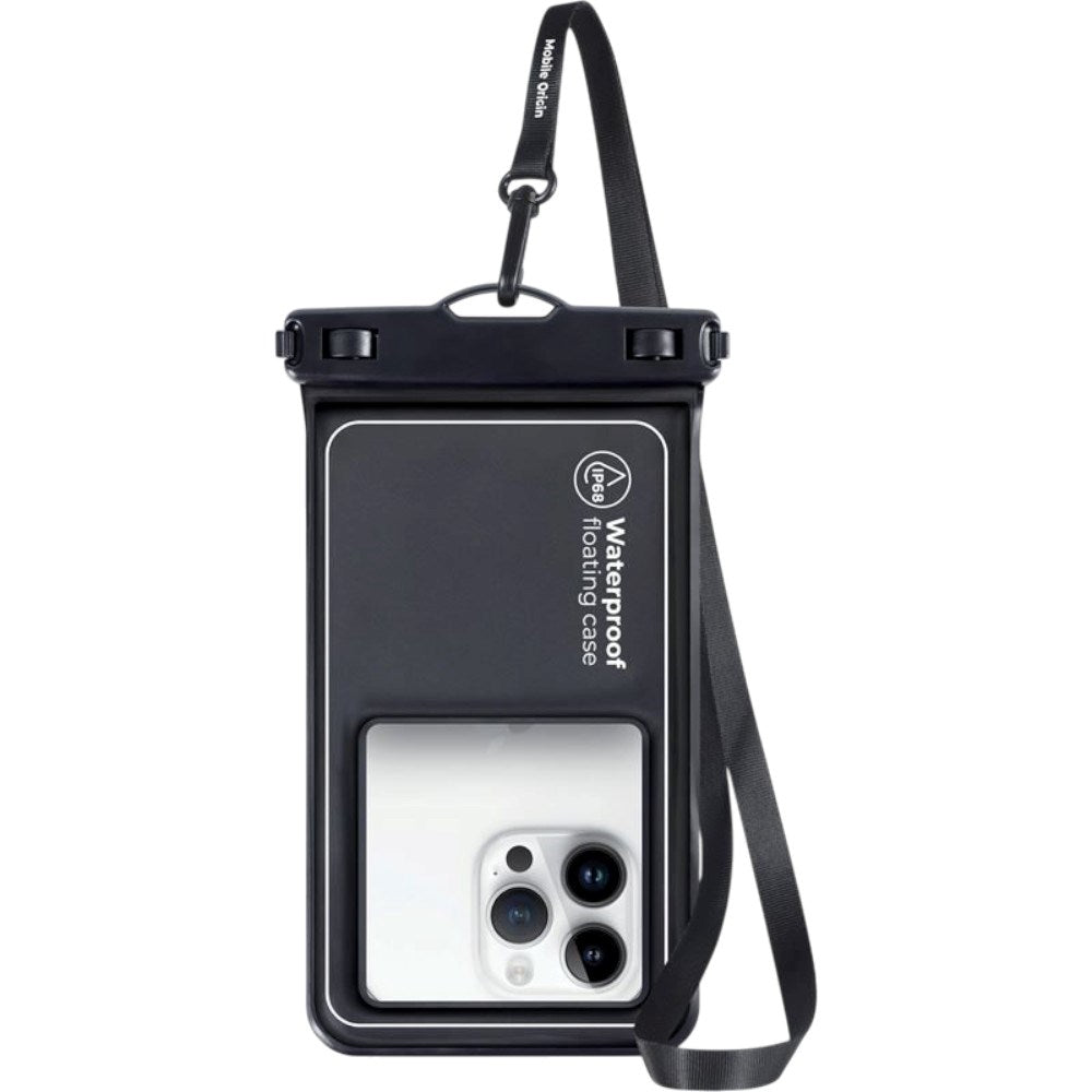 Universal Waterproof Case Pouch Mobile Origin - Black / Transparent (Max. Phone: 6.8")