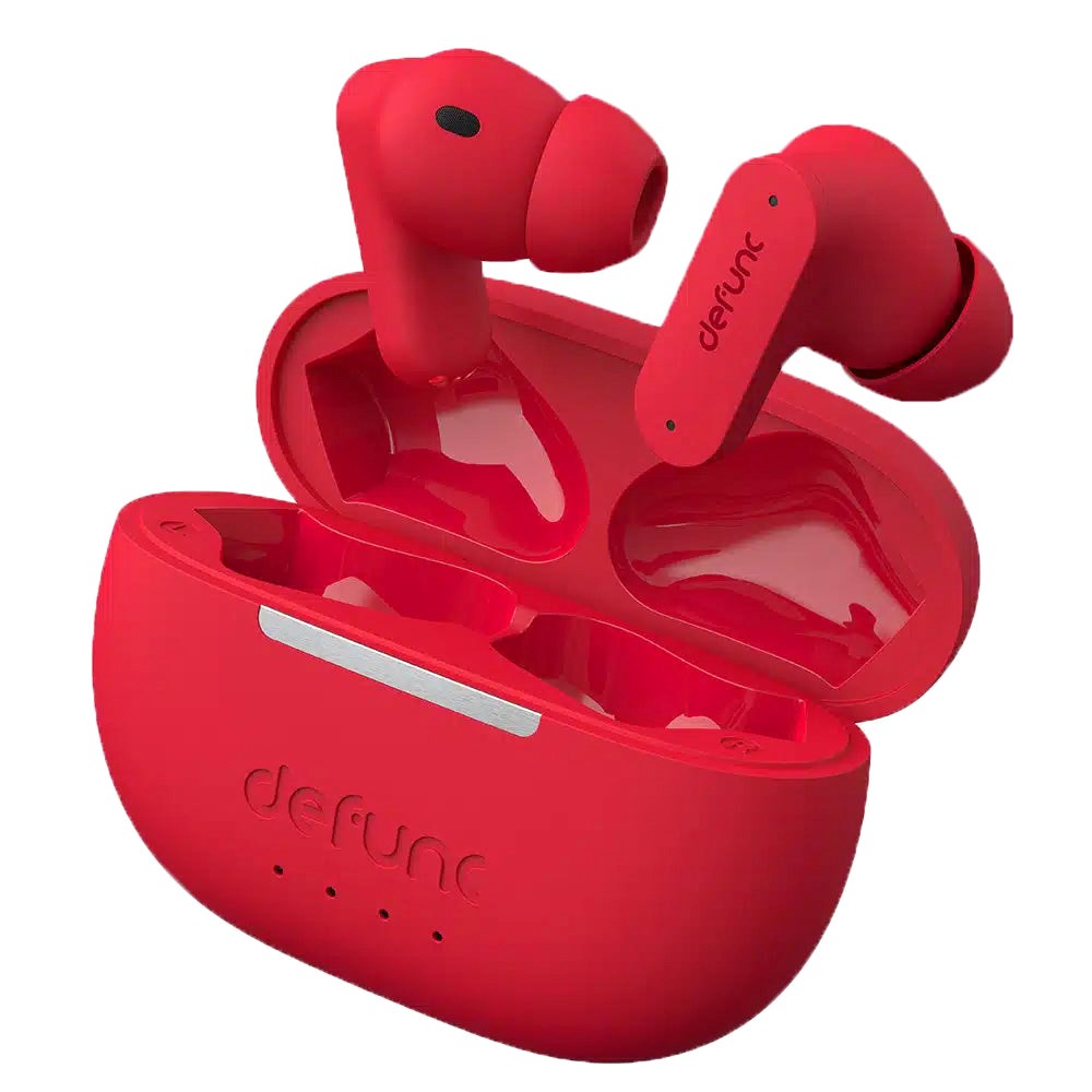 Defunc True ANC True Wireless In-Ear Headphones w. Wireless Charging - Red