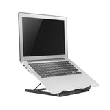 Deltaco Foldable Laptop / Tablet Stand - 5 Positions - Dimensions: 10-15" - Grey