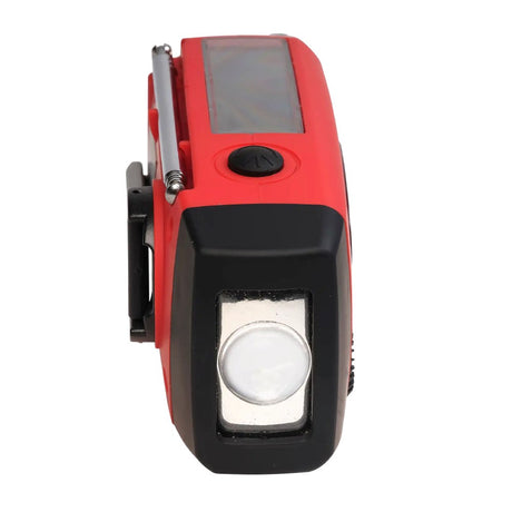 Denver SCR-2005 Emergency Radio with Hand Crank - Flashlight - SOS Function - Red
