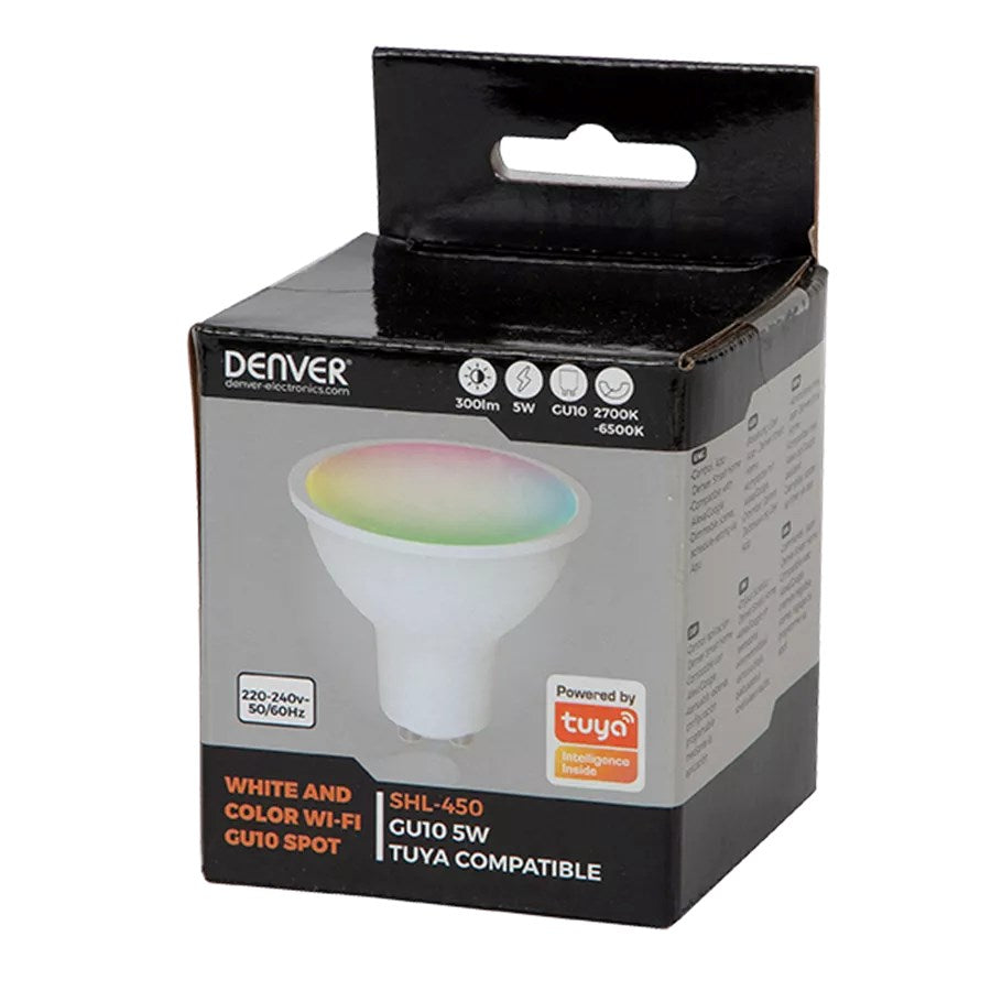 LED Smart Bulb Denver SHL-450 GU10 - White