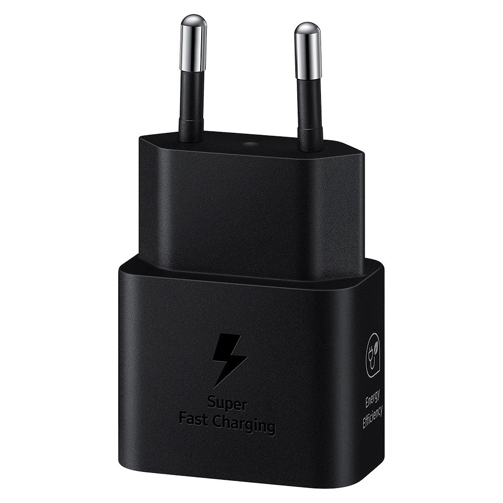 Original Samsung Super Fast Charge 25W GaN USB-C Power Adapter - Black