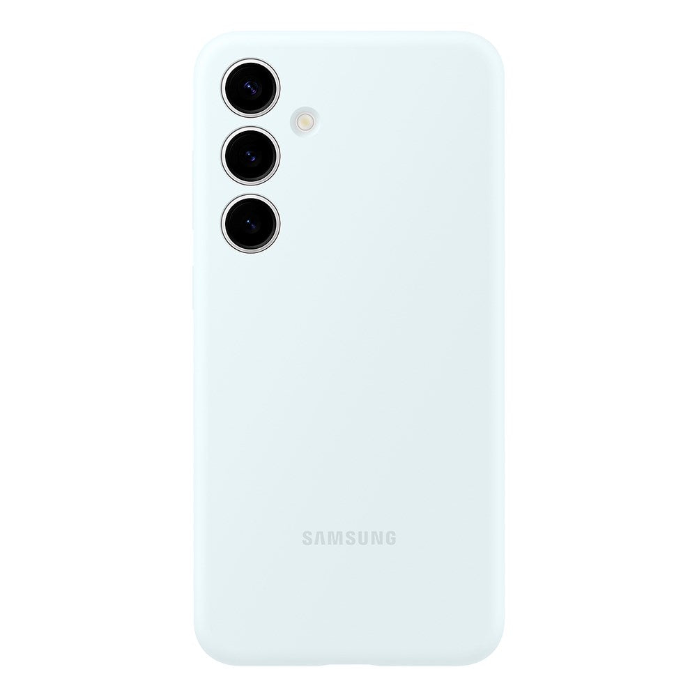 Original Samsung Galaxy S24+ (Plus) Silicone Case - White (EF-PS926TWEGWW)