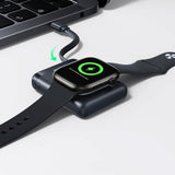 Baseus EnerFill 5W Powerbank for Apple Watch with Wireless Charging & Built-in USB-C Cable - White