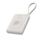 Baseus EnerFill 5W Powerbank for Apple Watch with Wireless Charging & Built-in USB-C Cable - White