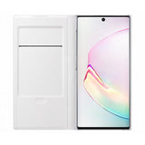 Original Samsung Galaxy Note10 LED View Wallet Case - EF-NN970PWEGWW - White