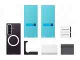 Original Samsung Galaxy Z Fold8 Ultra Cover Clear Magnet Case w. Protective Film- Transparent