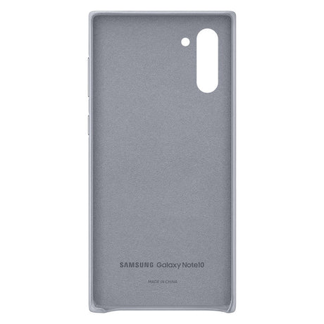 Original Samsung Galaxy Note10 Leather Case EF-VN970LJEGWW - Grey