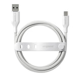 empower by PanzerGlass Racing 60W USB-A to USB-C Cable – 1.2m – Silver White