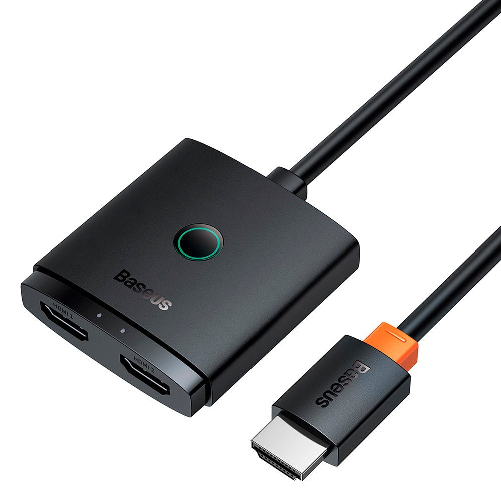 Baseus Airjoy Series 2-in-1 4K HDMI Adapter w. Cable (1m) - Black