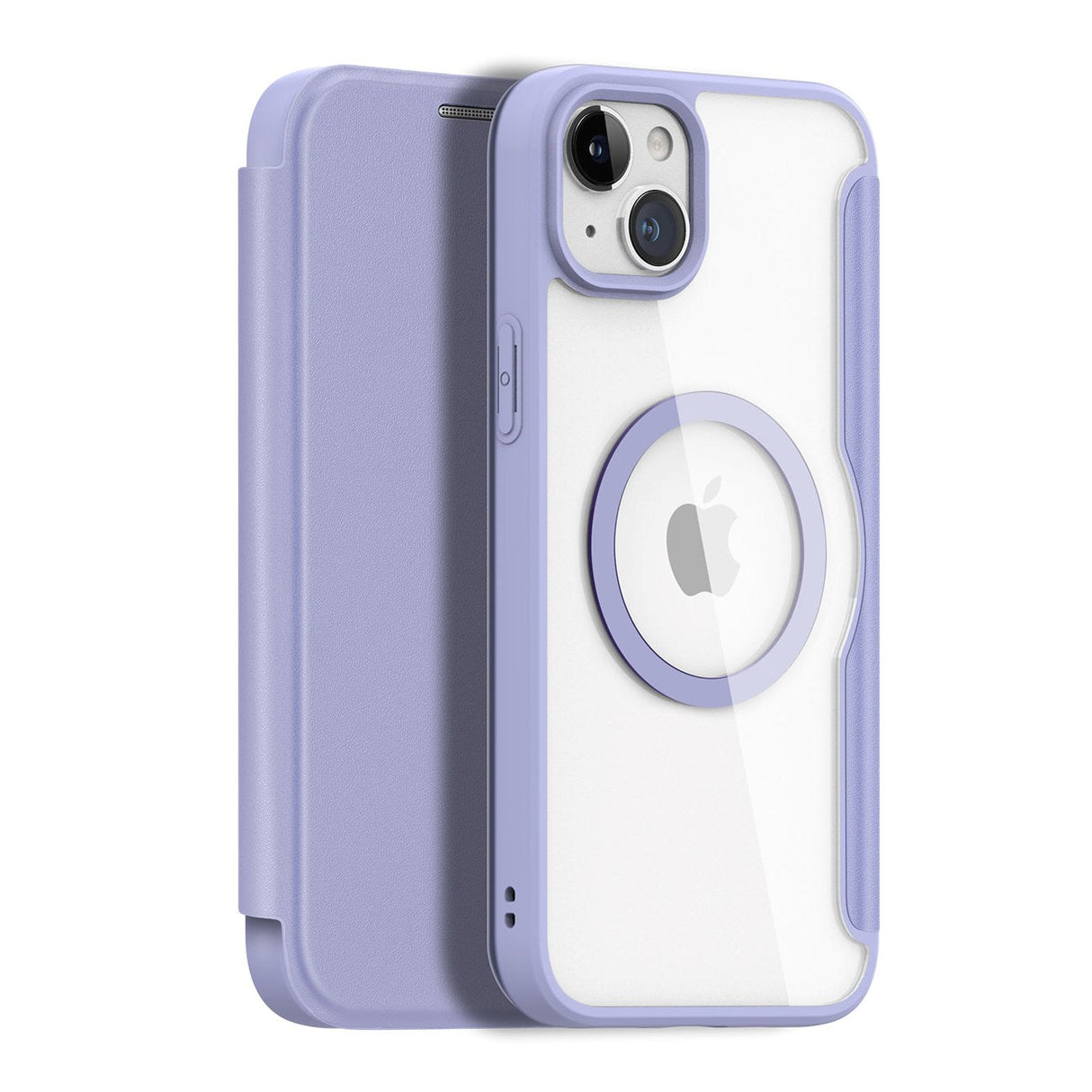 iPhone 15 DUX DUCIS Skin X Pro Series Flip Case - MagSafe Compatible - Purple