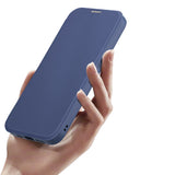 iPhone 15 Pro DUX DUCIS Skin X Pro Series Flip Case - MagSafe Compatible - Blue