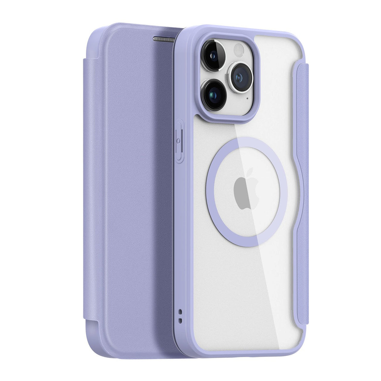 iPhone 15 Pro Max DUX DUCIS Skin X Pro Series Flip Case - MagSafe Compatible - Purple