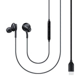 Original Samsung In-Ear Headphones Type-C Plug w. Microphone and Remote - Black