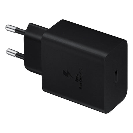 Samsung 45W Wall Charger USB-C Fast Charge m. 1,8 m USB-C Cable - Black