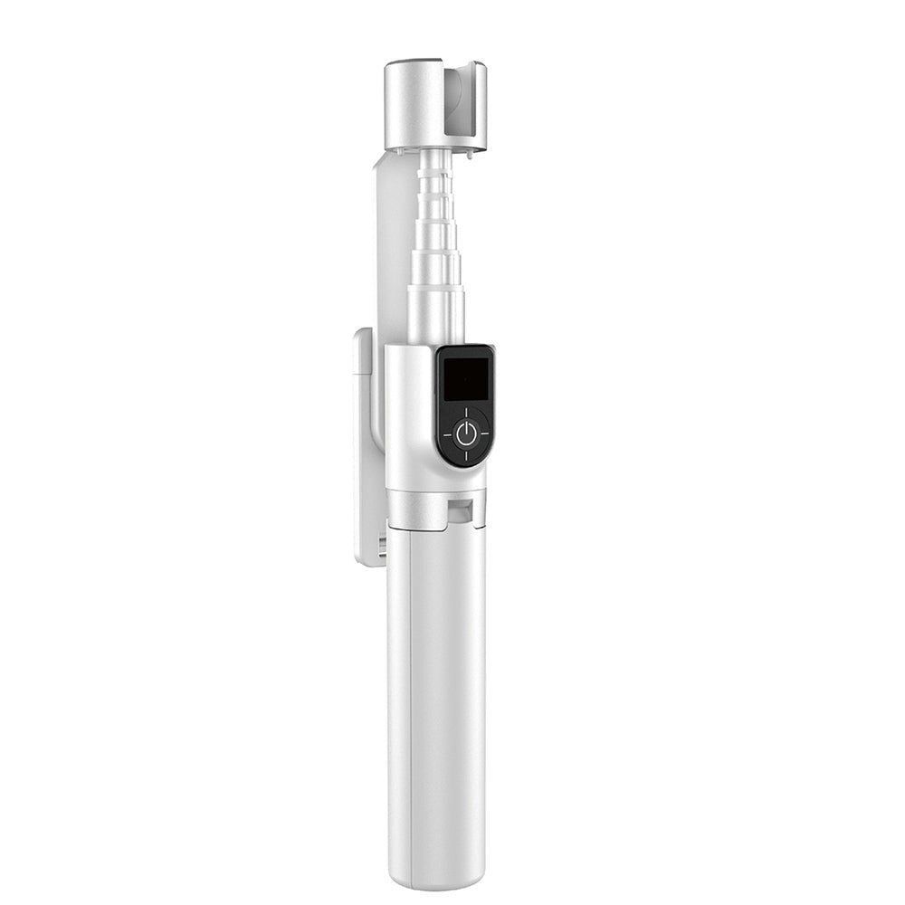 Dudao F18 Selfie Stick with Bluetooth Button & Tripod - White