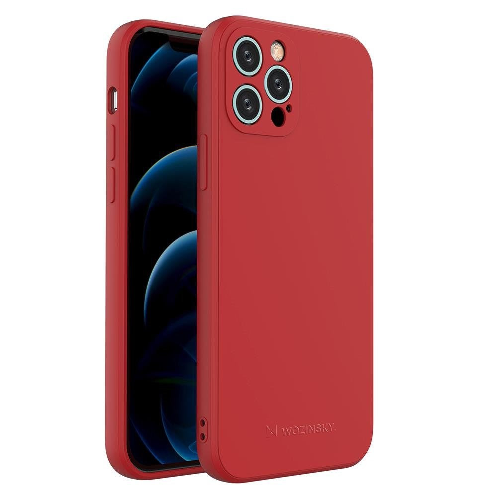 iPhone 12 Pro Wozinsky Color Case Silicone Case - Red