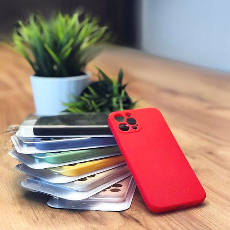 iPhone 12 Pro Wozinsky Color Case Silicone Case - Red