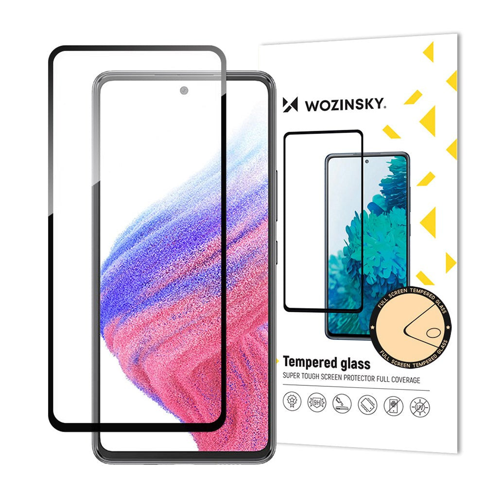 Wozinsky Samsung Galaxy A54 (5G) Screen Protector - Case-Friendly - Transparent / Black Edge