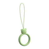 Hurtel Strap with Silicone Finger Ring - Teddy Bear - Green