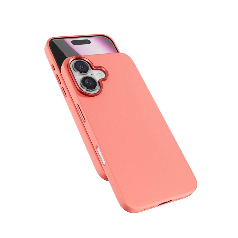 iPhone 16 Plus Epico Mag+ Silicone Case - MagSafe Compatible - Peach Pink