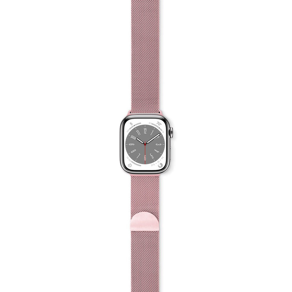Apple Watch (42/44/SE/45/46/49mm) Epico Milanese Stainless Steel Strap - Rose Gold