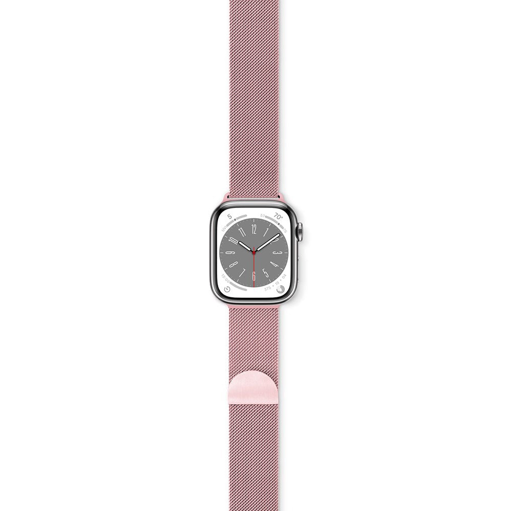 Apple Watch (42/44/SE/45/46/49mm) Epico Milanese Stainless Steel Strap - Rose Gold