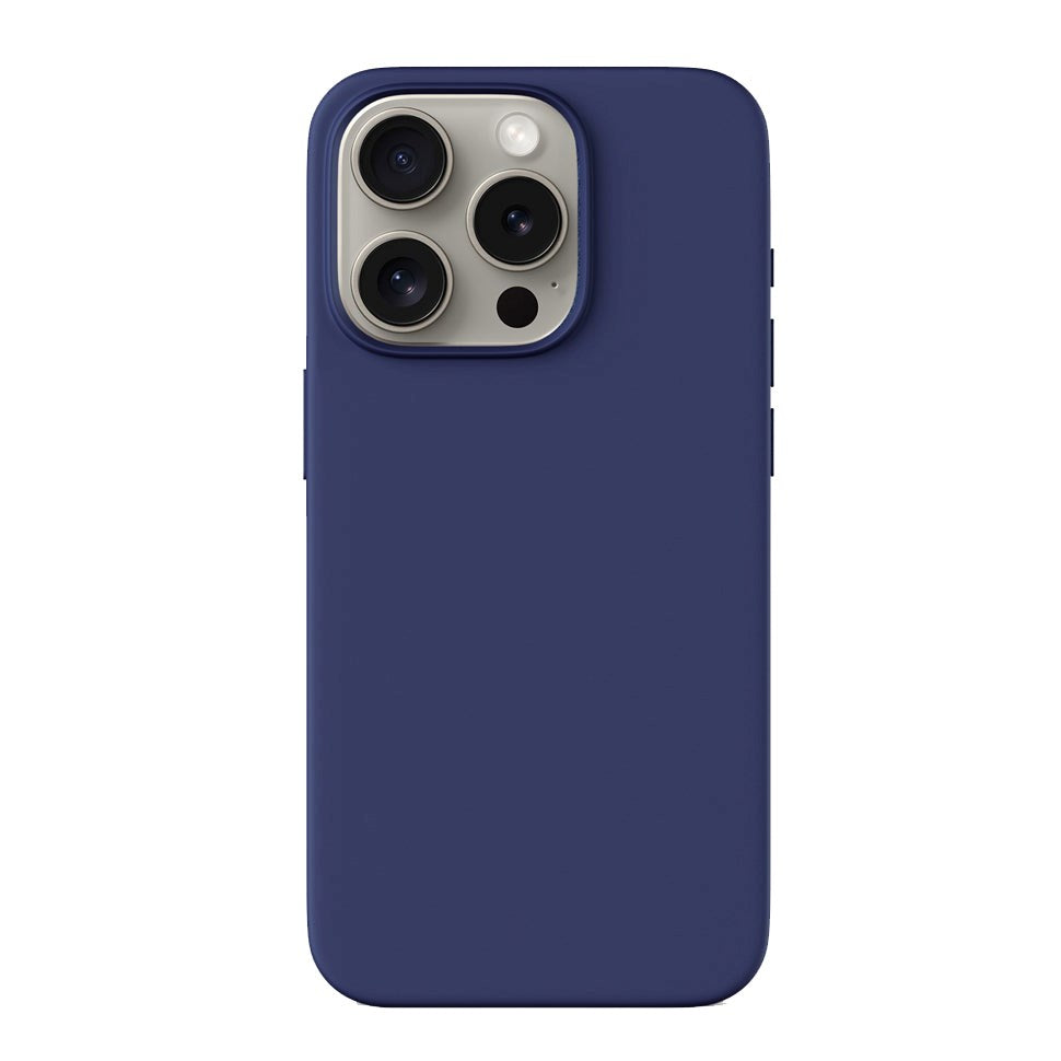 iPhone 15 Pro Epico Silicone Case - MagSafe Compatible - Blue