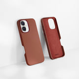 Epico iPhone 16 Plus Mag+ Leather Case - MagSafe Compatible - Brown