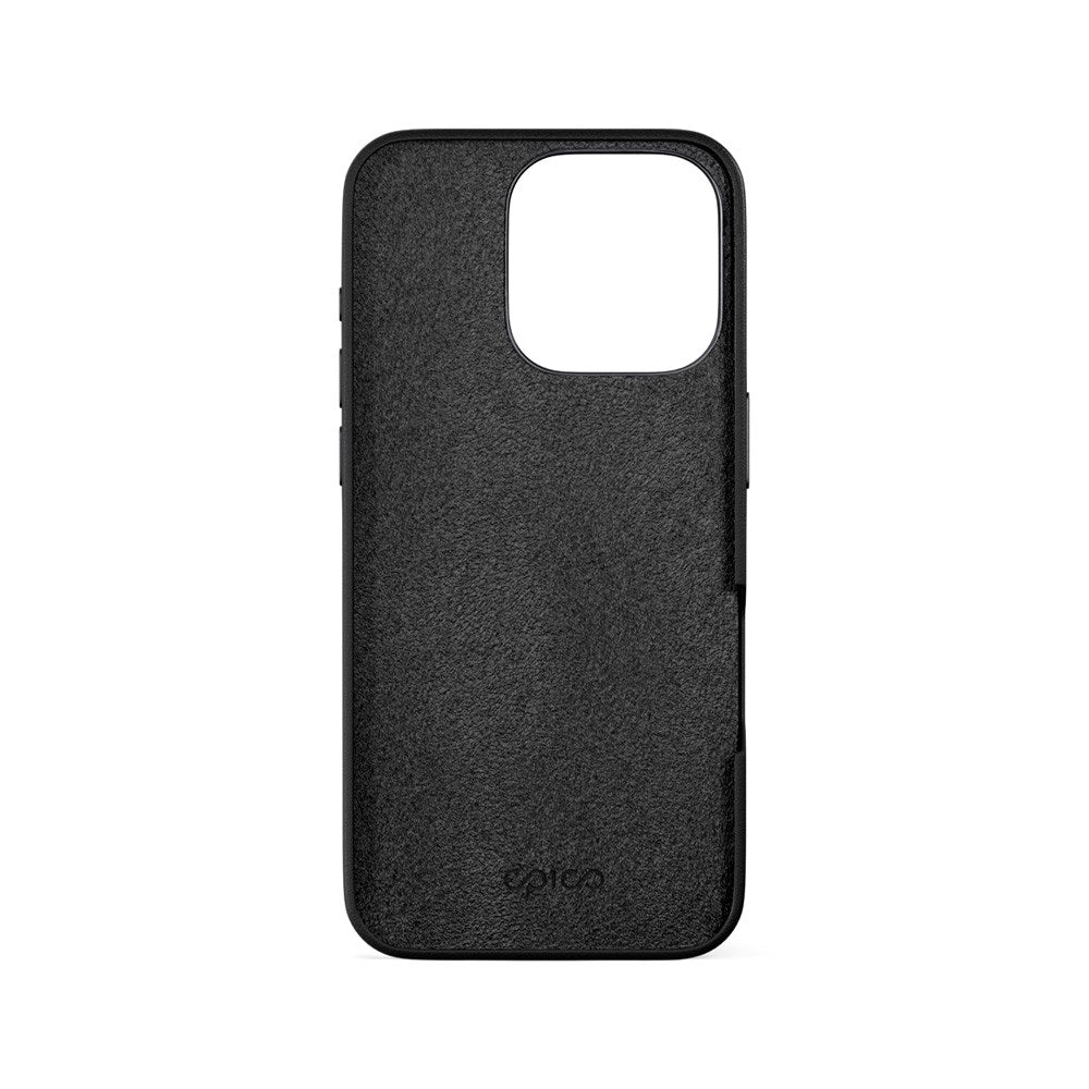 Epico iPhone 16 Pro Max Mag+ Leather Case - MagSafe Compatible - Black