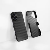 Epico iPhone 16 Plus Mag+ Carbon Case - MagSafe Compatible - Black