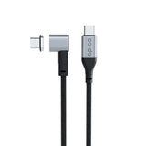 Epico Magnetic Angled USB-C to USB-C Cable 100W - 2m - Black