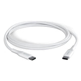 Epico Braided USB-C to USB-C Cable PD 100W - 200cm - White