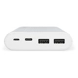 Epico Powerbank Multiport m. 2 x USB-A og 1 x USB-C - 20.100 mAh - White