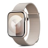 Apple Watch (38/40/SE/41/42mm) Epico Milanese+ (Plus) Stainless Steel Strap - Starlight